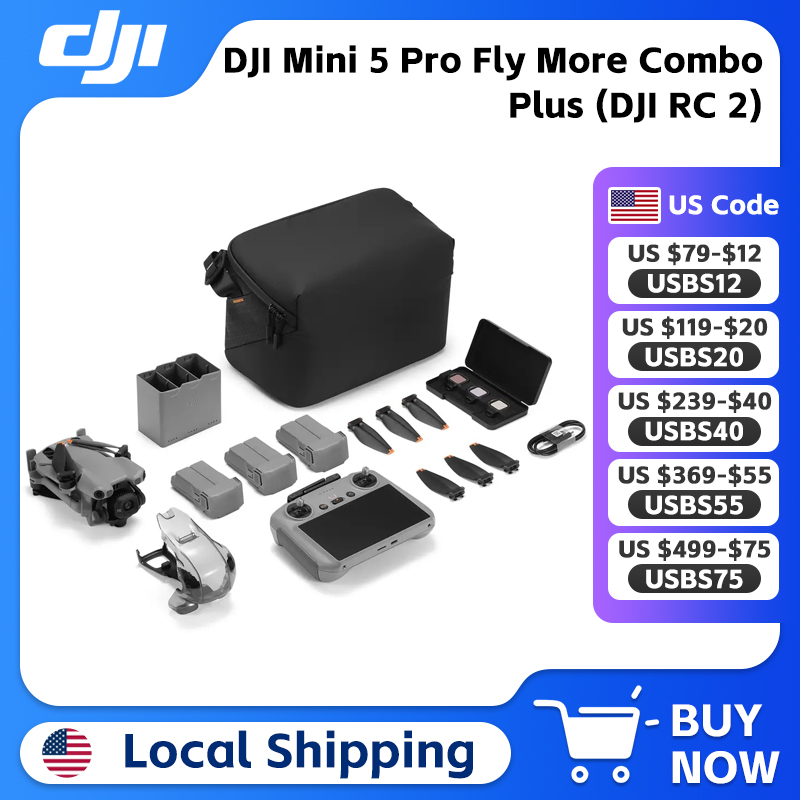 DJI Mini 5 Pro Fly More Combo  – обзор и цена Drone Gimbal 2 Axis