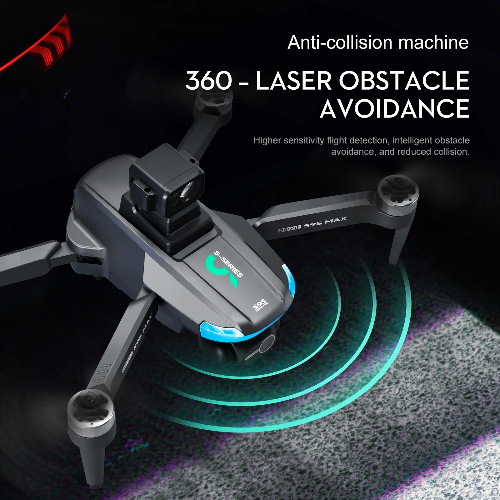 НОВЫЙ S9S MAX MINI Drone 4K 2- – обзор и цена Drone Gimbal Brushless