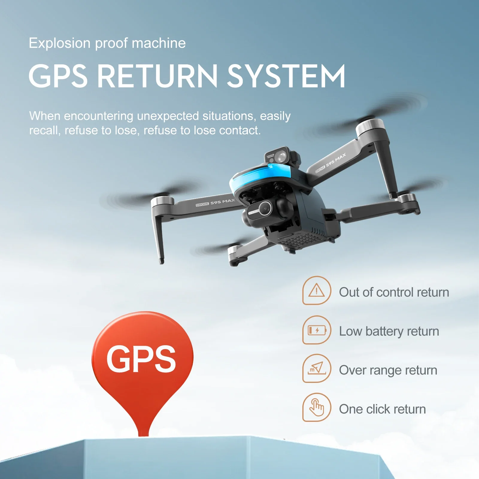 НОВЫЙ S9S MAX MINI Drone 4K 2- – обзор и цена Drone Gimbal Brushless