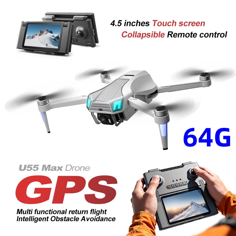 NCZOBOE U55 GPS-дрон с пультом – обзор и цена Drone Gimbal 2 Axis