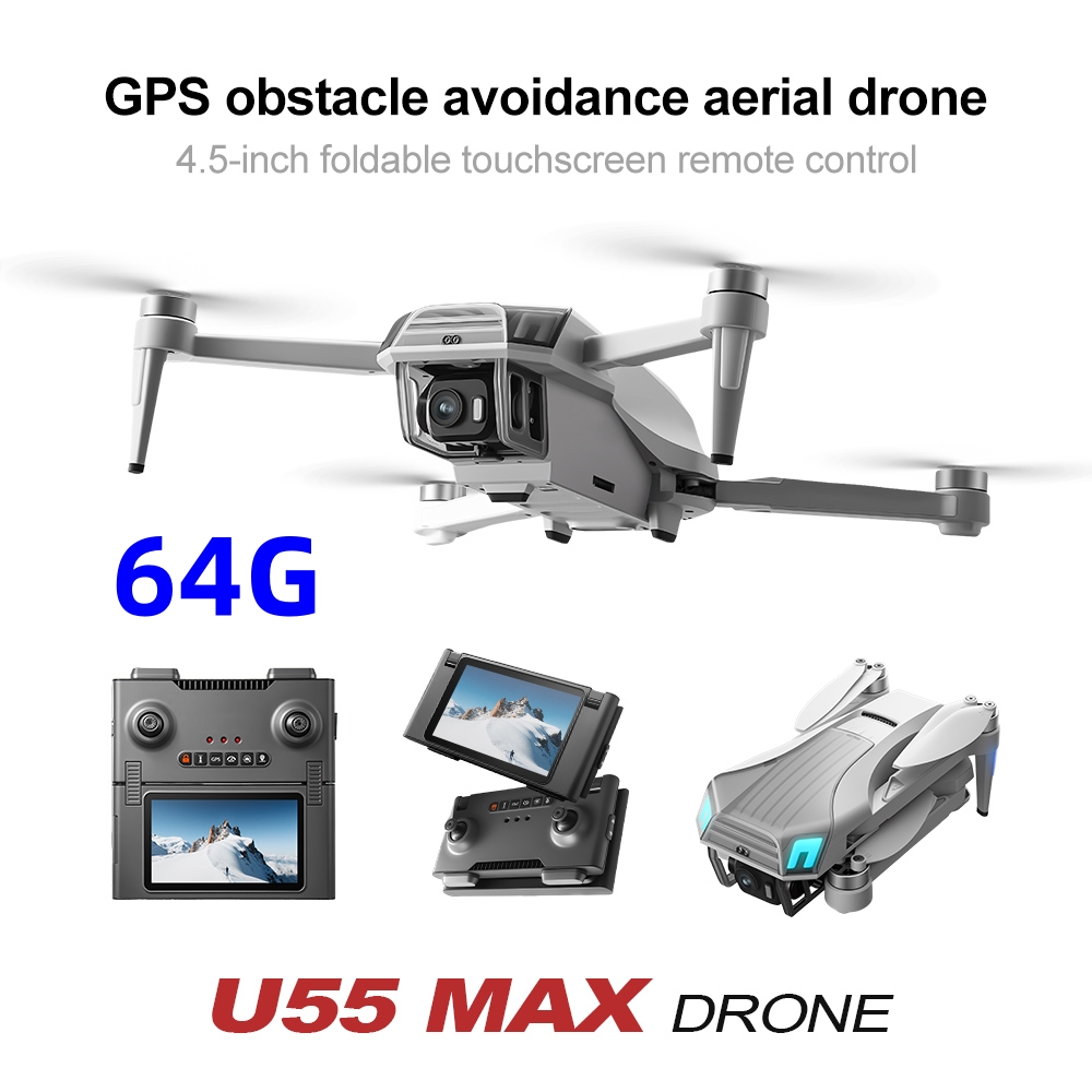 NCZOBOE U55 GPS-дрон с пультом – обзор и цена Drone Gimbal 2 Axis