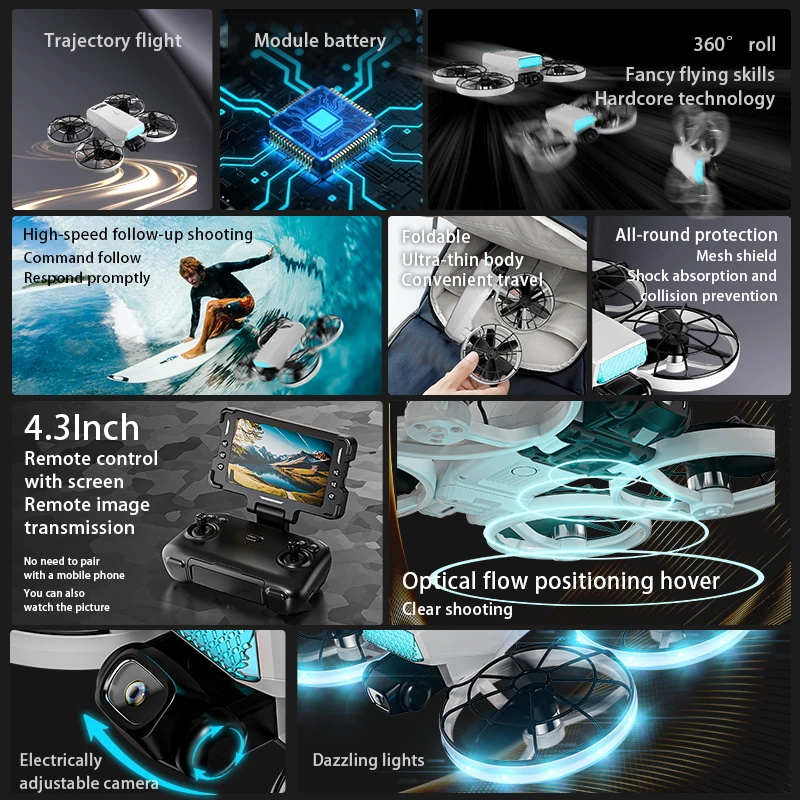 PRO Drone 8K 5G Профессиональн – обзор и цена Drone Gimbal 2 Axis