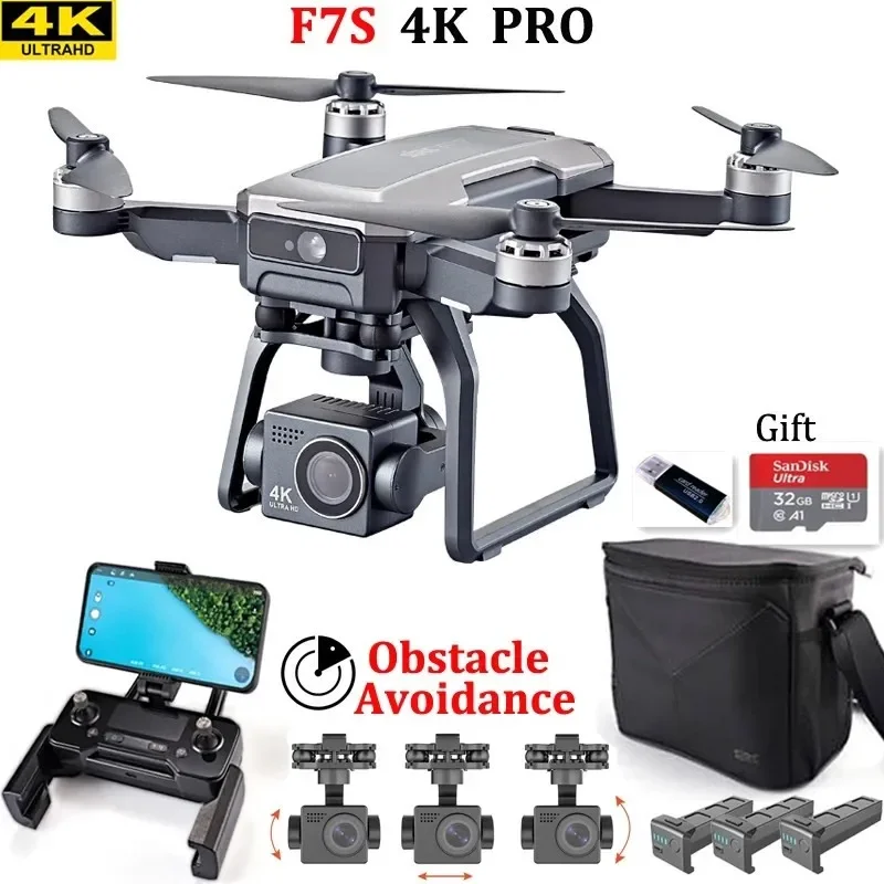 SJRC F7s 4K PRO Дрон 4K для пр – обзор и цена Drone Gimbal Brushless