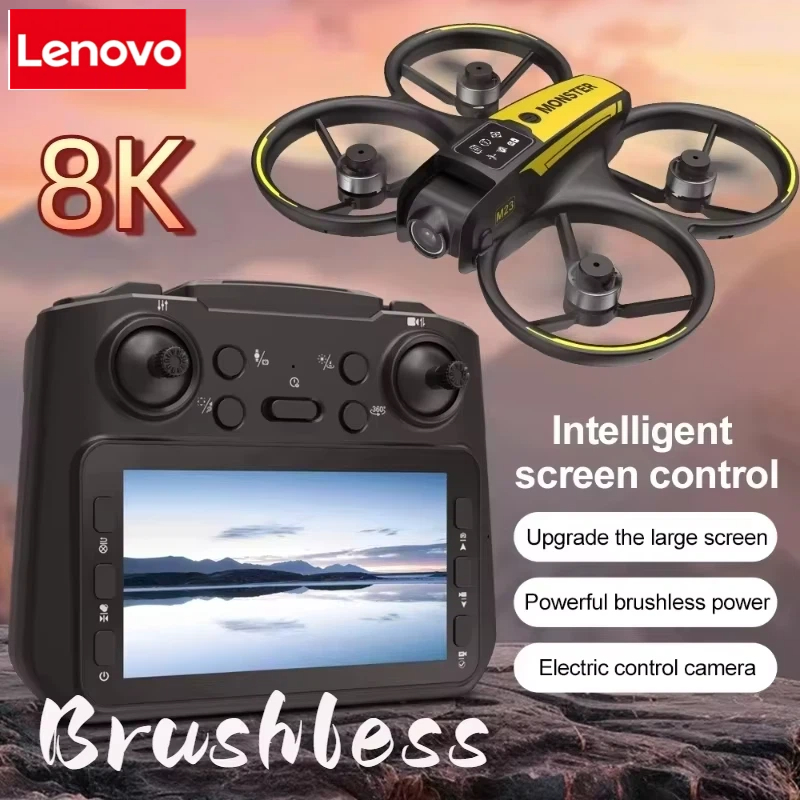 Дрон Lenovo M23 HD 8K с двойно – обзор и цена Drone Gimbal 2 Axis